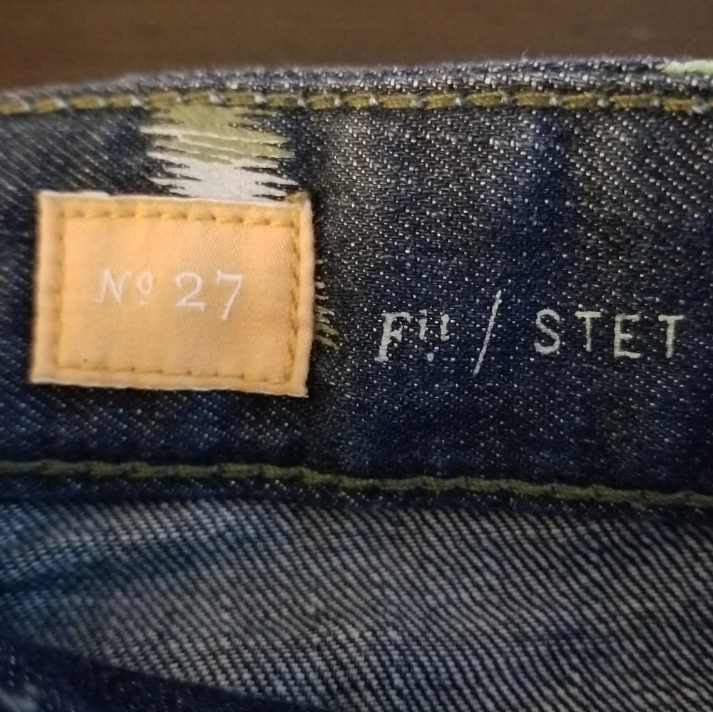 Anthropologie Pilcro and the Letterpress Ikat Print Denim Shorts - Size 27 - Picture 5 of 5